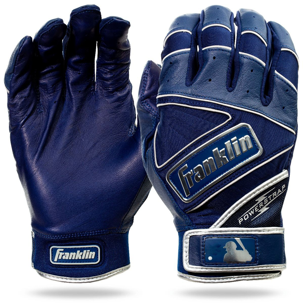 Baseball-Schlägerhandschuhe Franklin Powerstrap® - Navy XL