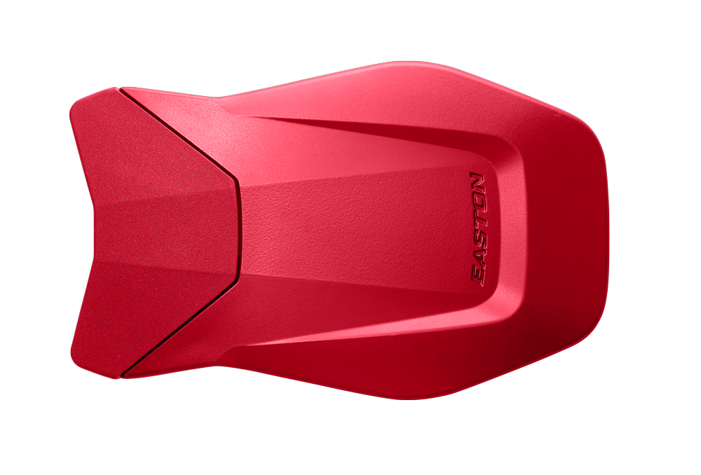 Easton Multi-Adjust Schlaghelm mit Kinnschutz, rot