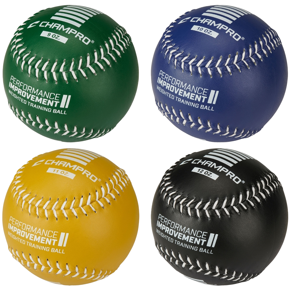 Gewichtetes Trainingssoftball-Set (255g, 283g, 312g, 340g)